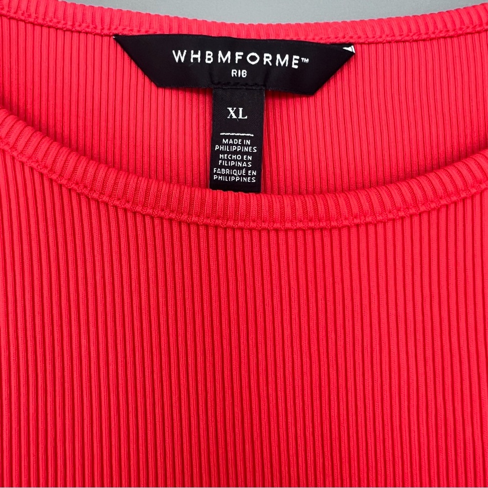 WHBM Forme Ribbed tank (mango) - Picture 4 of 4